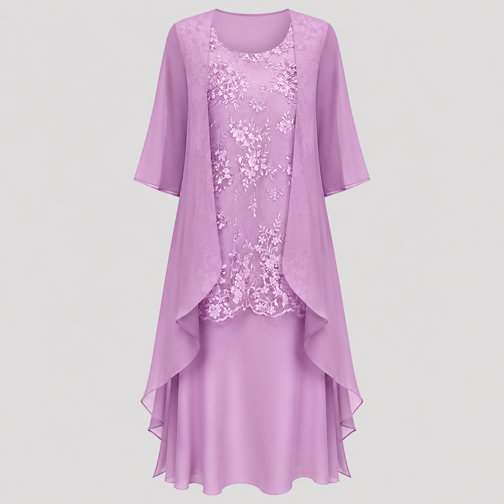 Calvienne™ | Soft Chiffon Dress Set