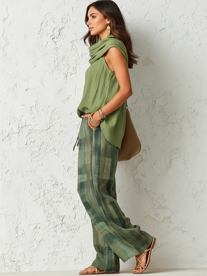 Livia™ | Elegant Linen Blend Co-Ord Set